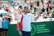 Tsitsipas at the Davis Cup World Group I, 1st Round Game - Source: Getty
